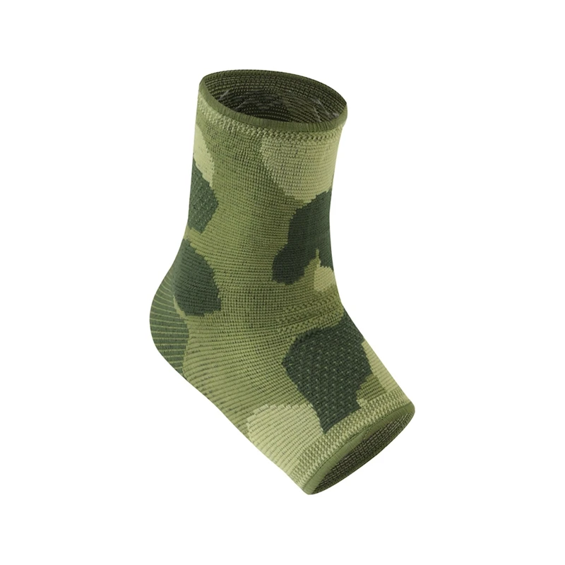 Camouflage Green Поддержка лодыжки дышащий анти-растяжение вязать компрессионные ноги защитный рукав спортивные пятки покрытия носки - Color: Camouflage Green