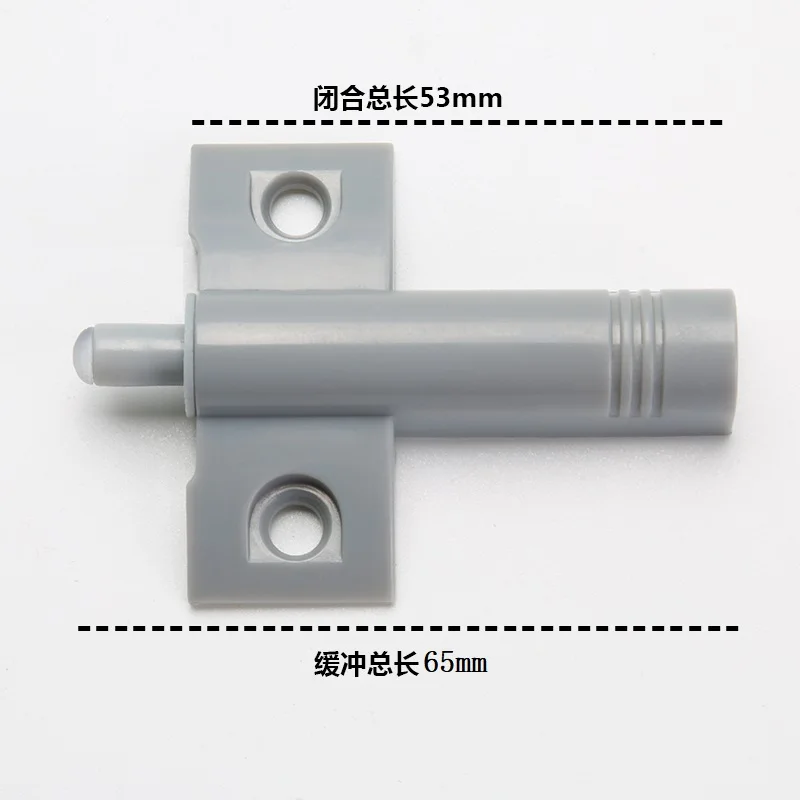 Description Picture 2 of item10PCS Furniture door hydraulic muffler damper cabinet door bumper surface mounted silent closet cabinet door damping buffer