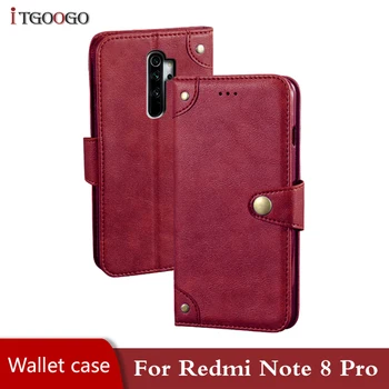 

xiaomi case Redmi Note 8 Pro book wallet leather case shockproof magnetic flip cover on xiaomi Redmi Note 8 Pro 360 housing