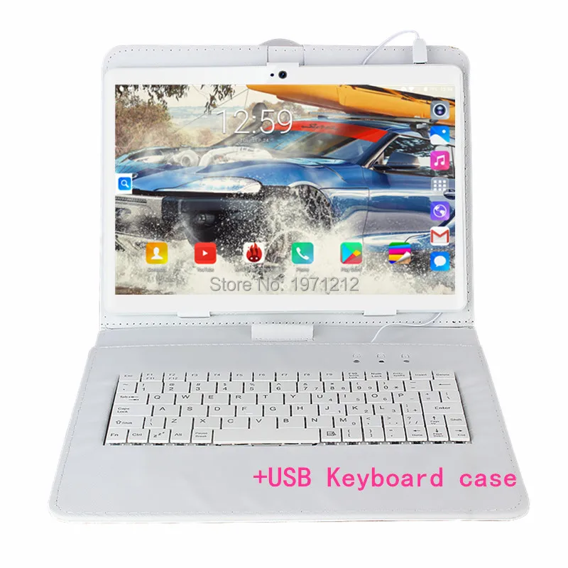 Newes 10 Inch tablet 3G 4G Phone call Android 9.0 Octa Core RAM 6GB+64GB ROM Wifi GPS Glass Screen 