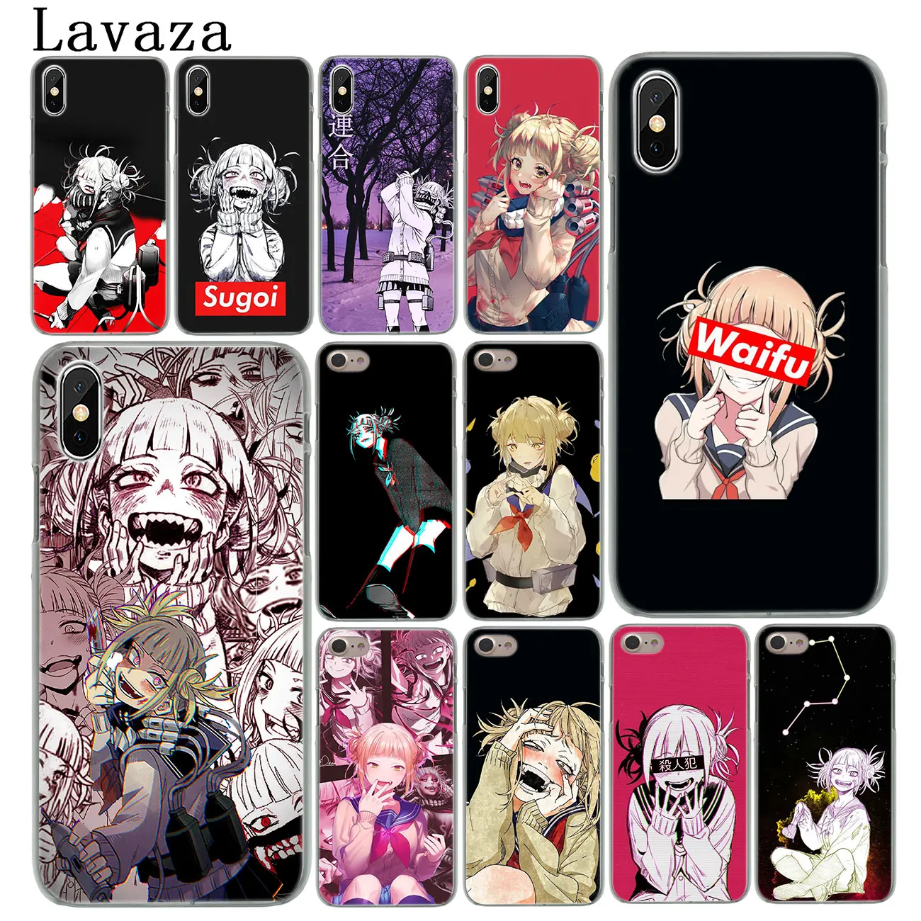 Lavaza Himiko Toga Boku No аниме жесткий чехол для телефона iPhone XR X XS 11 Pro Max 10 7 8 6S 5 5S SE 4S 4