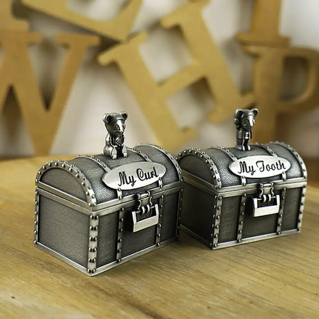 silver keepsake box baby