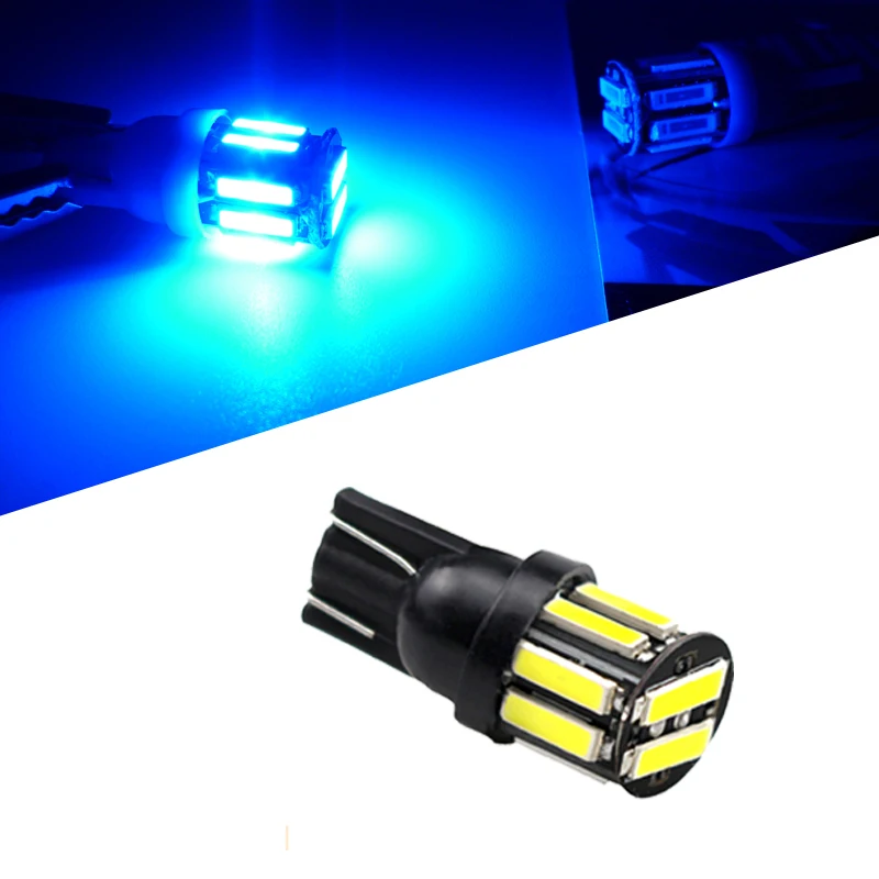 1 шт. Авто W5W светодиодный T10 Canbus 10 smd светильник для автомобиля передний боковой