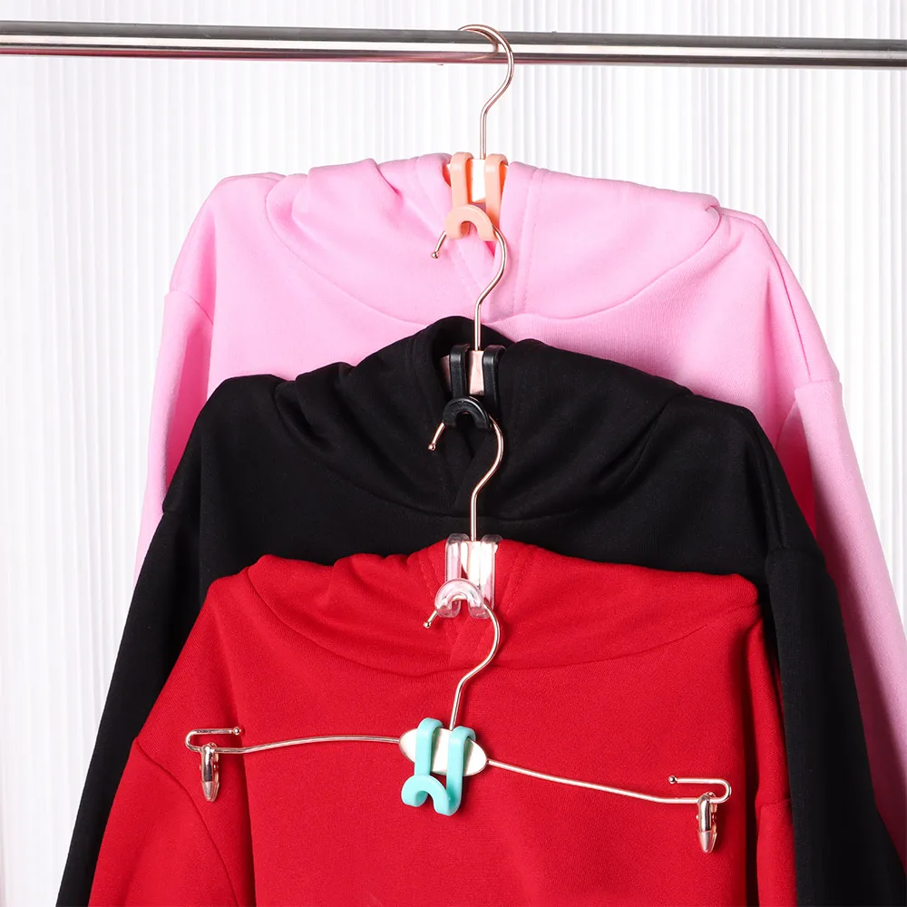 Multi Purpose Hooks Metal Hook 1/6Pcs Mini Clothes Hanger Connector Cascading Hook Wardrobe Cloakroom Bedroom Saving-Space Storage Holders Racks S Hook Tool