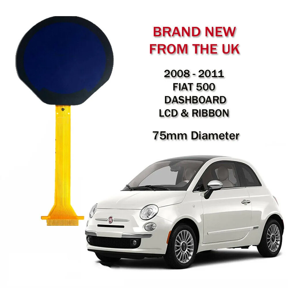 Инструментальный кластер ЖК-дисплей с ленточным плоским кабелем для FIAT 500 Dashboard Pixel Repair 2008-2011