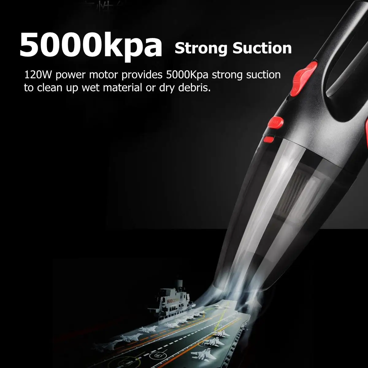 5000pa мощный автомобильный пылесос DC 12 Вольт 120 Вт беспроводной 5KPA циклонный влажный/сухой Авто Портативный пылесос hepa-фильтр для пылесоса