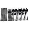 Tablewellware Tableware Black Cutlery Set 24 Pcs Stainless Steel Cutlery Box Forks Knives Spoons Dinner Set Kitchen Spoon Set ► Photo 1/6