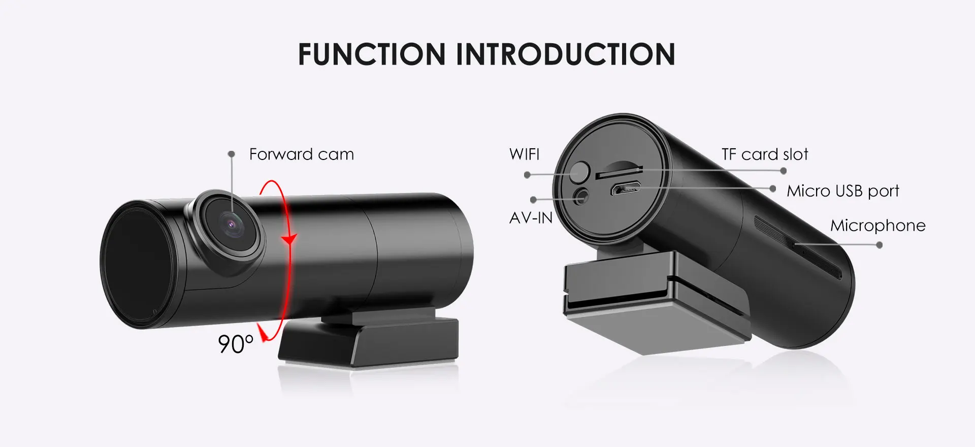 JOHOX-нет экрана до 2K+ после 1080P Встроенный gps wifi схема dashcam