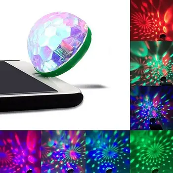 

LED Stage Light LED Music Bulb Mini Disco Light Colorful Portable Smart USB Lights 4W DC 5V Party Dj Equipment Wedding Supplies