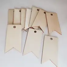 10 шт ручной работы мультфильм diy декоративные непористые деревянные щепы деревянные бирки