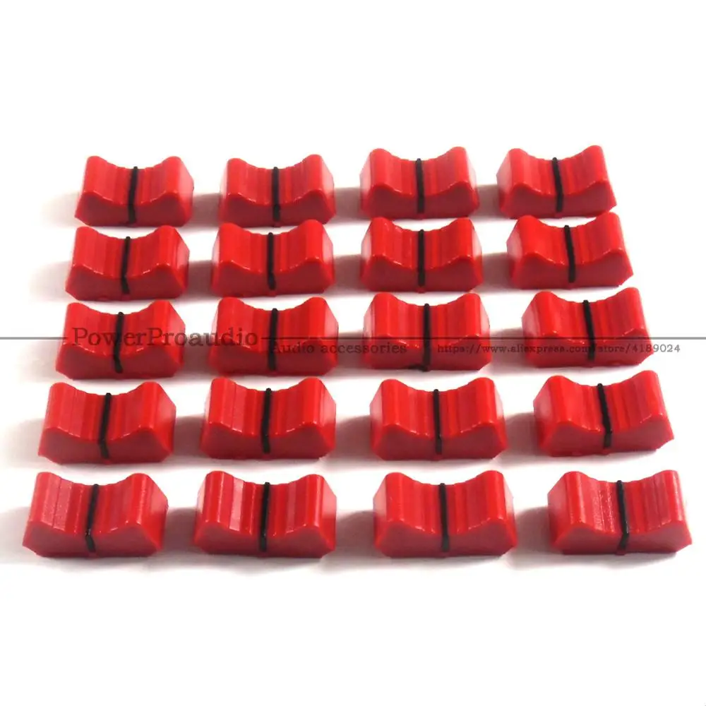 

20pcs Mixer fader Slider Fader Knobs replace FOR ALLEN & HEATH XONE 1D 2D 3D 4D 32 62 464 S2 Red color