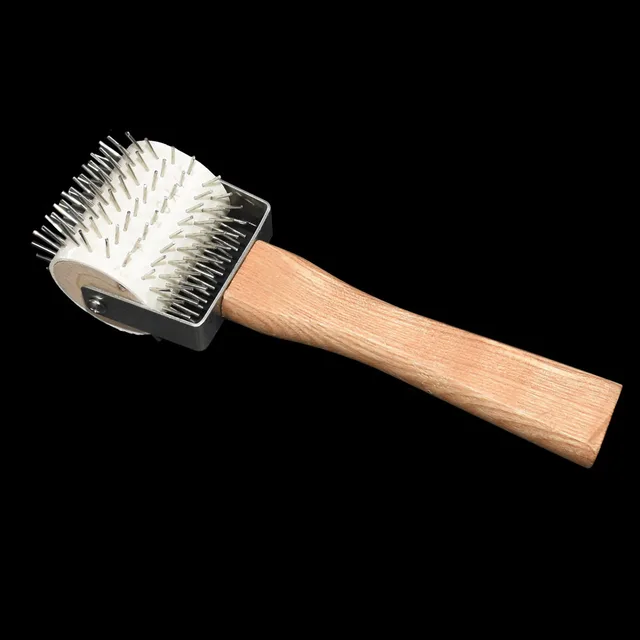 1Db -Os Alapjáratú Kerék Lecsupaszító Villák Méh Méhsejtű Gereblye Henger Mézkivonó Szerszám Méhészeti Ellátás Szerszámok - Image 5