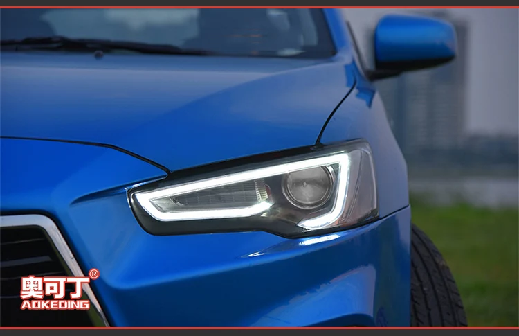 Фара для автомобиля Mitsubishi Lancer 2008- Lancer EX головной светильник s противотуманный светильник s дневной ходовой светильник DRL H7 светодиодный Биксеноновая лампа для автомобиля