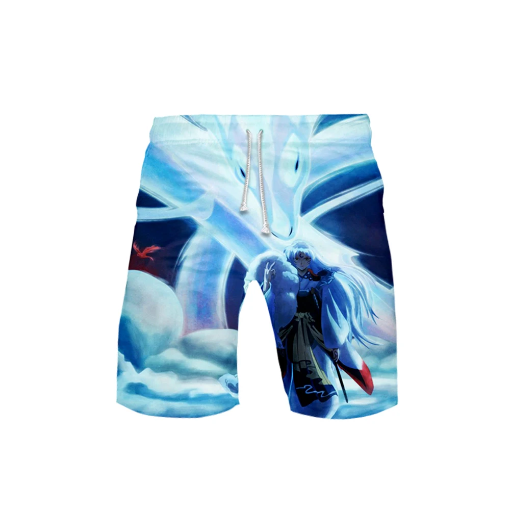 Inuyasha Шорты Для Отдыха 3D принт Новинка Топ Весна Осень Роскошные Harajuku комфорт отдыха