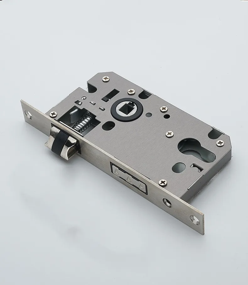 Description Picture 4 of itemModern aluminum alloy door lock mute bedroom living room door handle lock mechanical anti-theft lock core furniture hardware