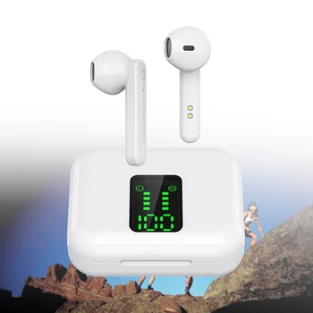

Sports Fitness Waterproof Earphones TWS Wireless Bluetooth 5.0 Headset Wireless HiFi Stereo Binaural HD Call Earbuds For Phone