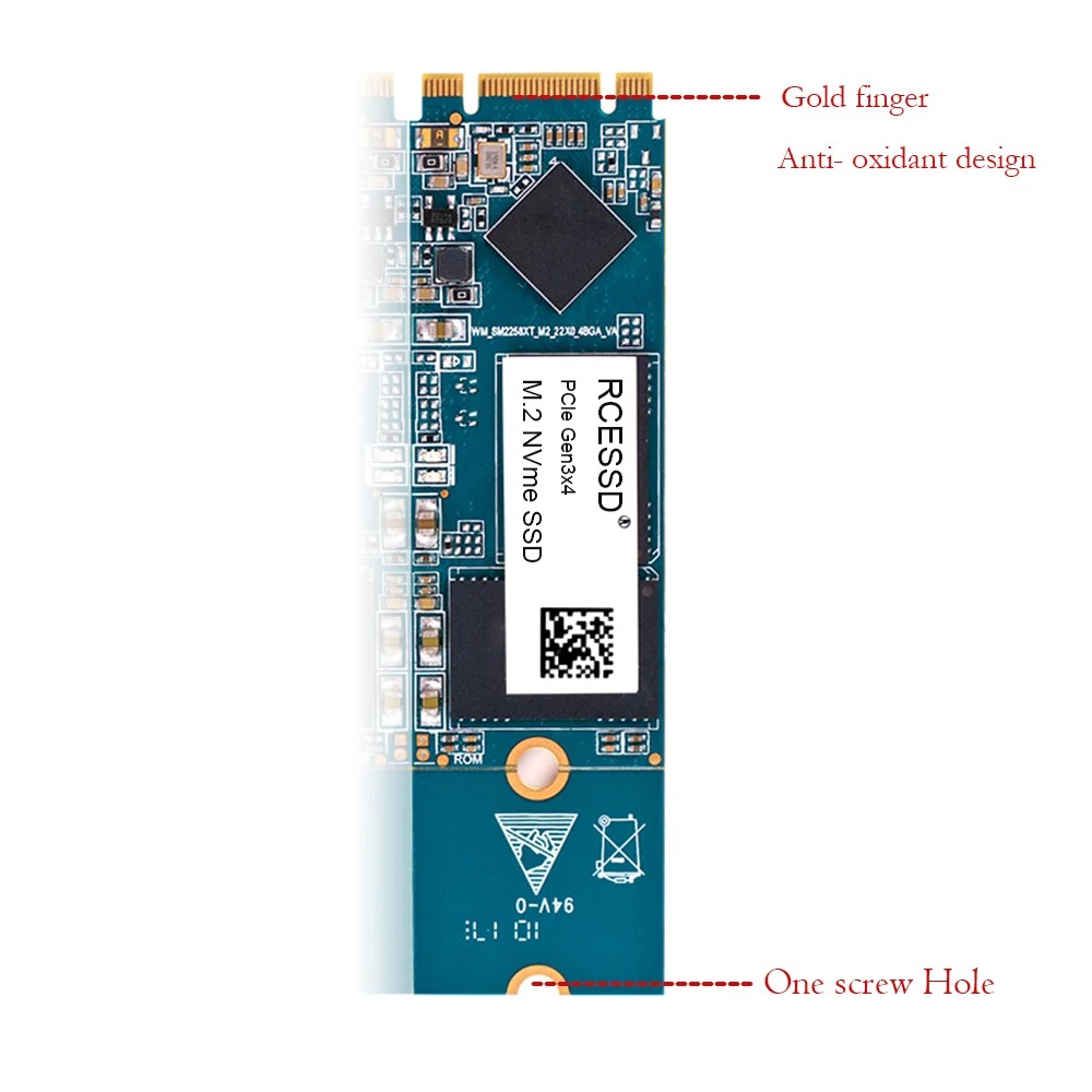 RCESSD M.2 ssd M2 256 Гб PCIe NVME 128 ГБ 512 ТБ твердотельный диск 2280 внутренний жесткий hdd для