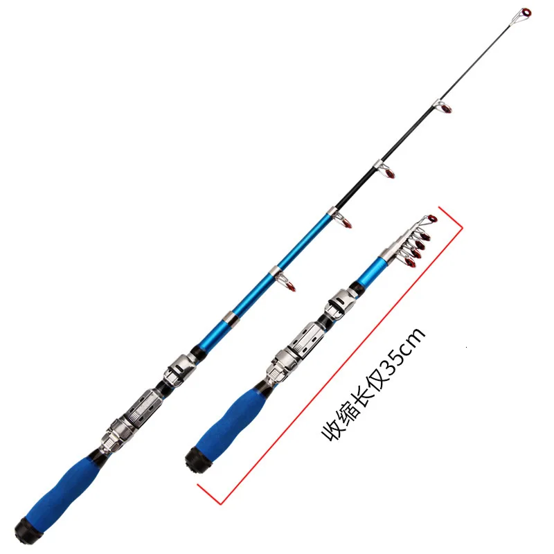 Цвет: желтый Короткая телескопическая удочка мини спиннинг Peche En Mer Vara De Pesca Vara Telescopica Spin Olta ультра светильник - Цвет: Цвет: желтый