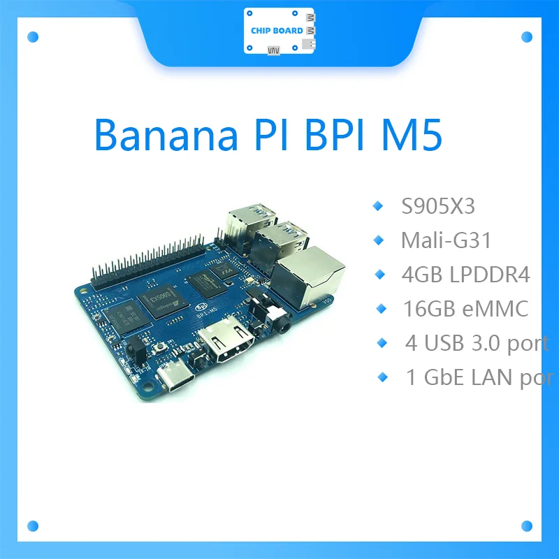 NanoPi M5 New Generation Single Board Computer Amlogic S905X3 Design