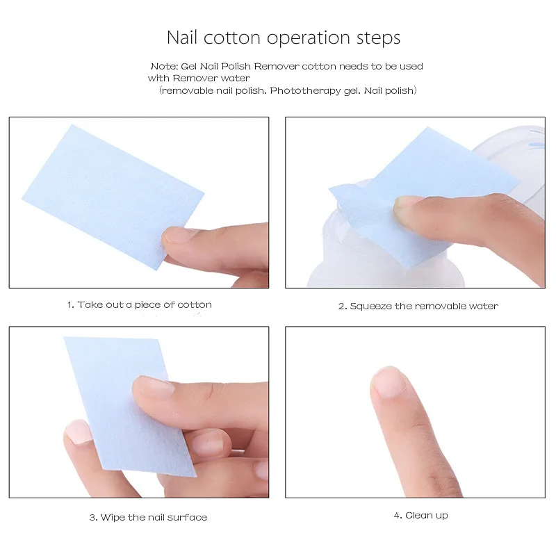 Nail Polish Remover 600PCS Gel Nail Polish Remover Nail Wipes Cotton 4 Colors for Professional Soak Off Gel Polish Remover Acrylic nail polish remover wipes,nail gel remover,nail polish remover
