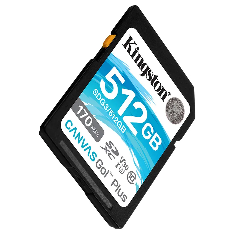 Canvas Go! Plus Class 10 microSD Cards - V30, A2 - 64GB-512GB - Kingston  Technology