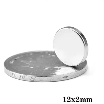 

20~250pcs 12x2mm N35 Neodymium Magnet 12*2 Small Round Permanent NdFeB Disc Powerful Strong Magnetic Magnets 12x2 mm