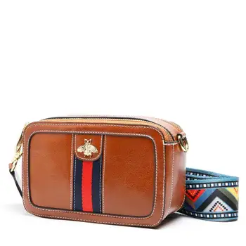 

2020 New 100% Leather Handbag Designer European And American Leather Messenger Bag New Ladies Bag Small Square Bag Shoulder Bag