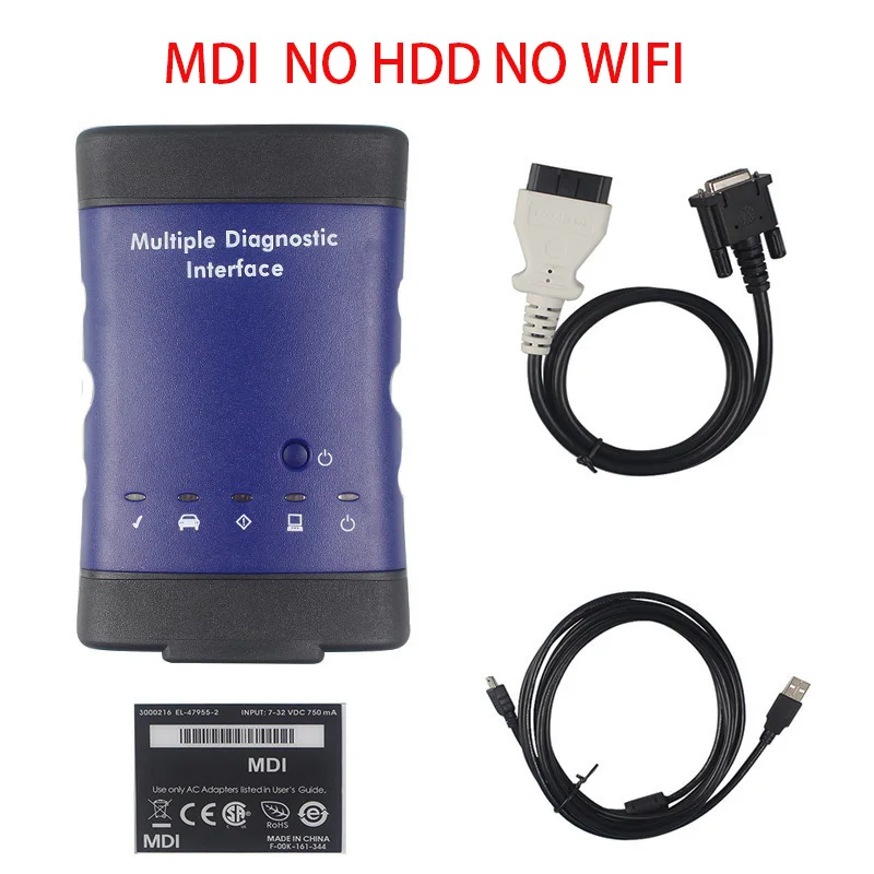 MDI V2018.09.2 новейший forGM MDI множественный диагностический интерфейс ForGM MDI wifi многоязычный для Opel сканер Tech2Win GDS2 - Цвет: MDI NO WIFI