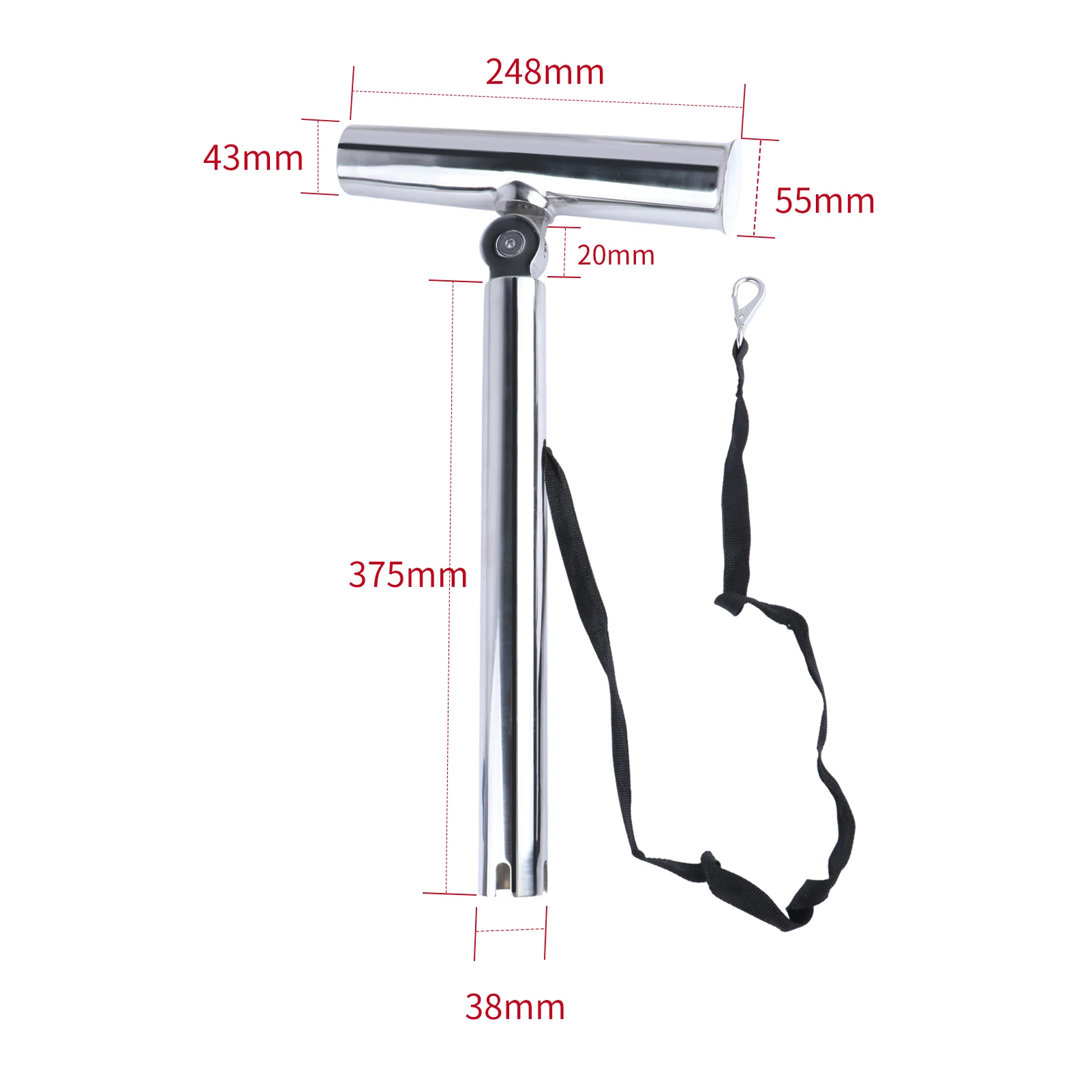 Boat Stainless Steel Fishing Rod Holder Outrigger Plug-in Rod Pod