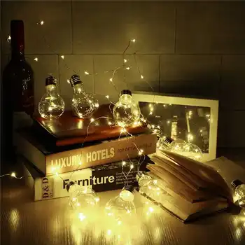 

4M 10 Led Garland LED Ball String Light Chrismtas Bulb Fairy String Decorative Lights for Home Wedding Party Decoration