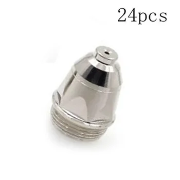 

24pcs P80 LTP8000 IGBT 80A Tip Electrodes Shield Plasma Cutter Consumable Set