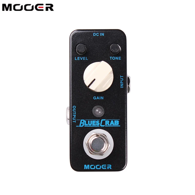 MOOER Блюз Краб гитарная педаль классический Overdrive True Bypass металлический корпус для