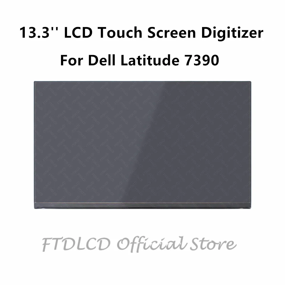 FTDLCD 13,3 ''replacemente светодиодный ЖК-дисплей кодирующий преобразователь сенсорного экрана в сборе B133HAK01.4 для Dell Latitude 7390 1920x1080