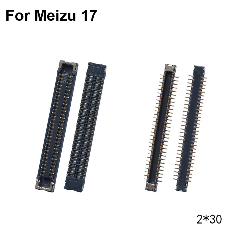 2 шт. разъем для док-станции Порт зарядки Micro USB FPC Разъем Meizu 17 Logic на материнской