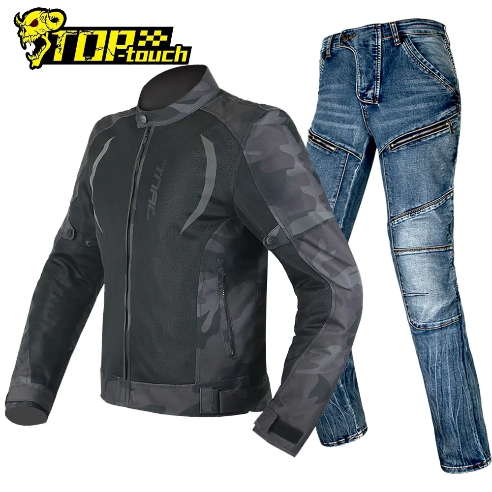 Summer Motorcycle Jacket Breathable Chaqueta Moto Mesh Moto Motorbike