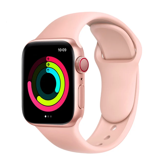 Silicone Strap for Apple Watch Band Series 7 654 321,44/40mm 42/38mm 45/41mm Smartwatch Bracelet Watchband for Apple Watch SE 40