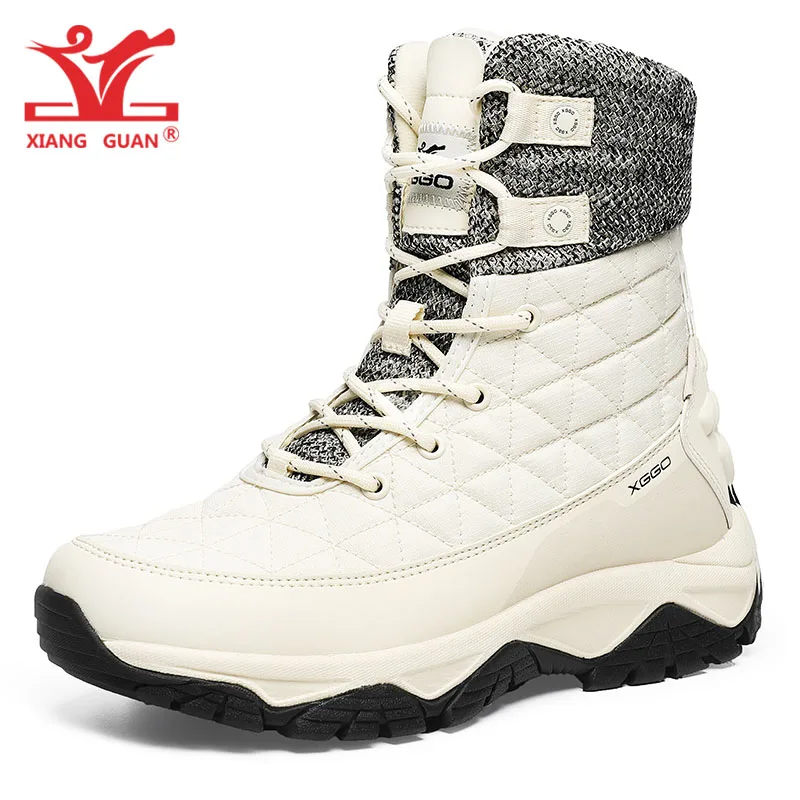 Прогулочная обувь для мужчин; водонепроницаемые зимние плюшевые теплые зимние ботинки для альпинизма; тактические ботинки для женщин; уличные спортивные треккинговые кроссовки