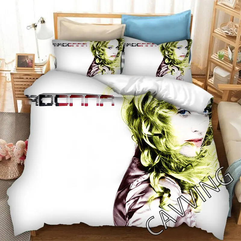 Madonna 3D Printed Bedding Set Duvet Covers & Pillow Cases Comforter Quilt Cover (US/EU/AU Sizes)  H03 