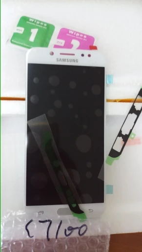 5,5 ''Супер AMOLED lcd Замена для SAMSUNG Galaxy C8 C7100 C710F lcd дисплей кодирующий преобразователь сенсорного экрана в сборе