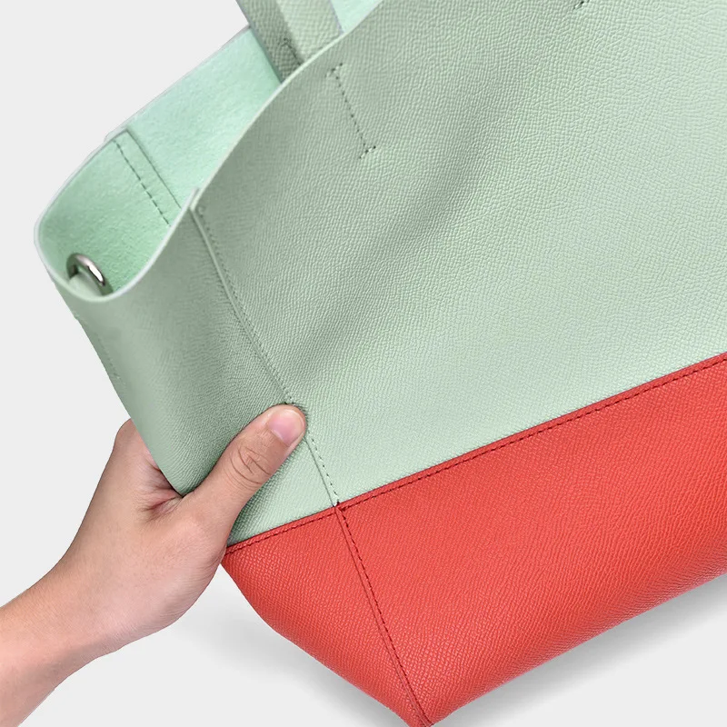 

Europe And America 2019 New Style Tote Bag Women's Large Bag Large Capacity WOMEN'S Leather Bags Soft Leather Hong Kong Style Re