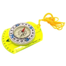 Направление Пешие Прогулки подарок путешествия Кемпинг с ремешком Портативный Открытый линейка транспортир Велоспорт легко использовать точный рефлектор