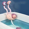 Bath Toys Water Game Snail Spraying Faucet Shower Electric Water Spray Toy For Baby Bathtime Bathroom Kids Toys 2