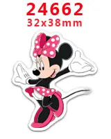 24662 30 шт мультфильм персонаж плоское украшение из смолы PR 24225 - Цвет: 24662