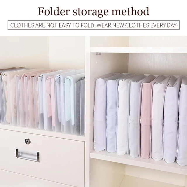 T shirt clothes organizer Closet Storage Travel clothes Organization System  T Shirt Folding Board Home necessity Organizer - AliExpress