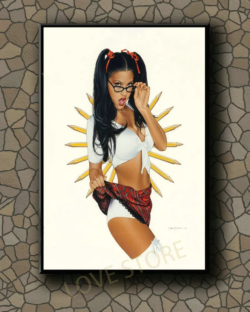 

P418 винтажный красивый постер для девочек Классическая картина 560 шелковая ткань постер Искусство Декор внутренняя Окраска Подарок