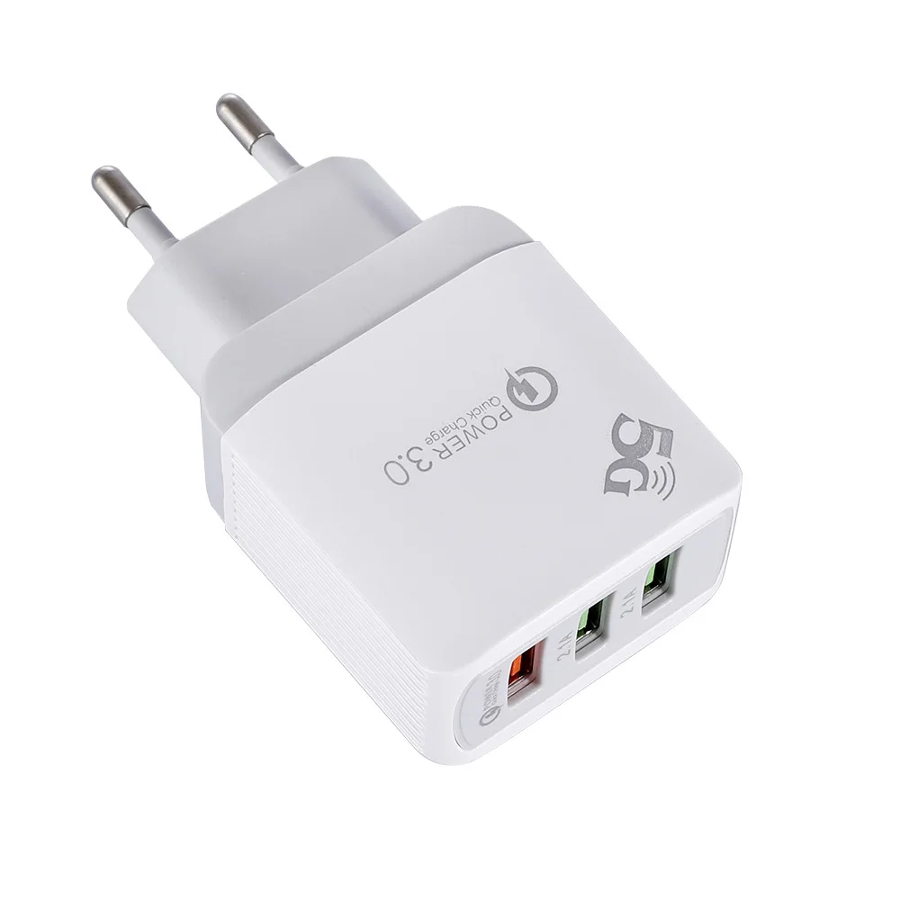 Bakeey многопортовый QC3.0 3A Быстрая зарядка USB зарядное устройство адаптер для iphone 8 Plus XS 11 Pro Oneplus 7T Pro huawei P30 Pro 5G