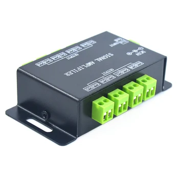 

LED Music Amplifier 5V Controller Signal Repeater Portable for WS2812B WS2811 1903 KQS8
