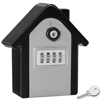 

Anti-Theft Password Key Security Lock Box Outdoor Key Storage Box Metal Storage Large Key Insurance Box