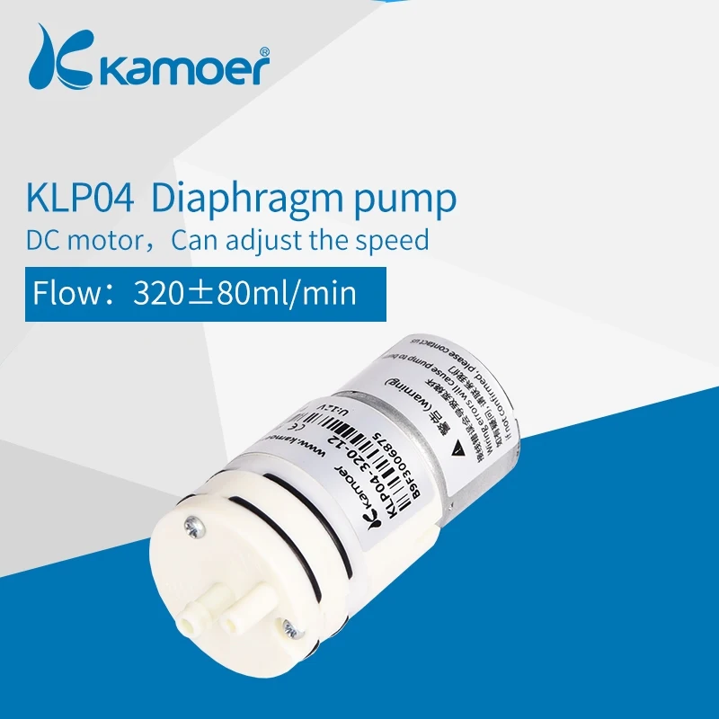 Kamoer KLP04 мини мембранный Водяной насос 12 V/24 V микро насос для перекачки жидкостей с щёточный двигатель постоянного тока низкого давления
