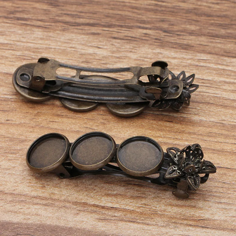 Детская круглая заколка-пряжка для волос 12 мм | Украшения и аксессуары